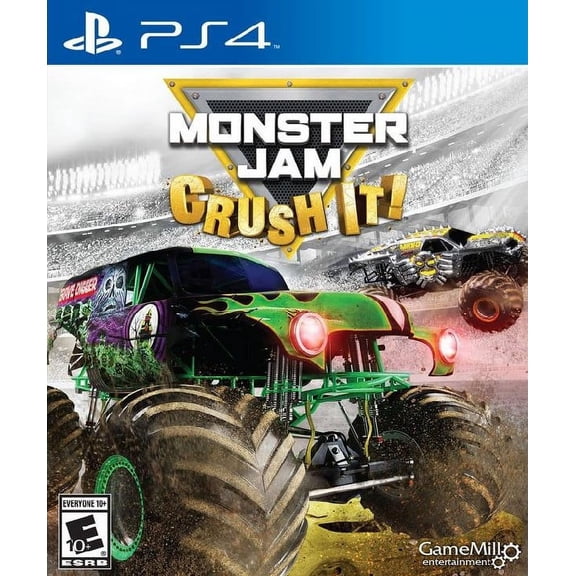 Restored Monster Jam: Crush It (Sony PlayStation 4, 2016) Racing Game (Refurbished)