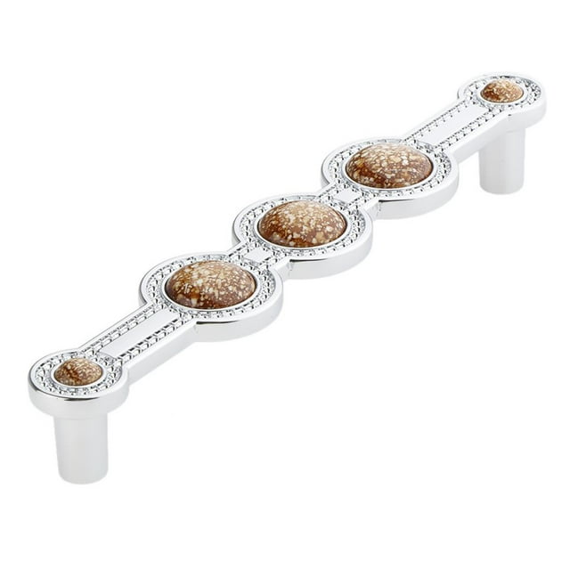 para Gabinetes de Níquel Satinado de Barra de Europeo Muebles para , para Muebles Armario BLESIY Perilla de tiro del gabinete plateado
