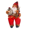thumbnail image 1 of Estatuilla Noel de Navidad, Muñeco Noel lele Sentada de Navidad , type-b Tipo B Macarena Juguetes de soporte de muñeca de Santa Claus, 1 of 3