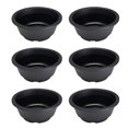 thumbnail image 1 of HLONK Plastic Flower Pot 6 Pcs Succulent Plant Desktop Ornament Seedling Pots Round Shallow, 1 of 6