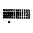 thumbnail image 2 of Unique Bargains French Keyboard Stickers Universal Keyboard Cover Smooth, Black Background White Lettering 4 Pack, 2 of 5