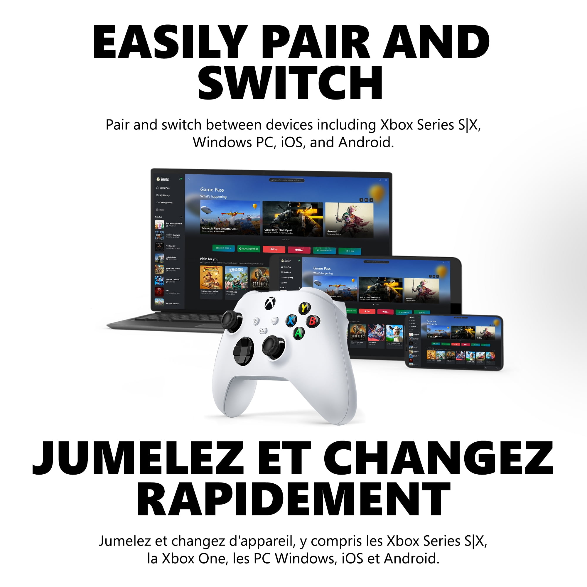 Xbox Wireless Controller – Robot White (Merlin)