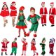thumbnail image 2 of Nuevo disfraz de Navidad para niños, disfraz de Papá Noel, ropa para niños con sombrero, tutú de Cosplay para niña, vestidos rojos, regalo de fiesta de Carnaval, 2 of 4