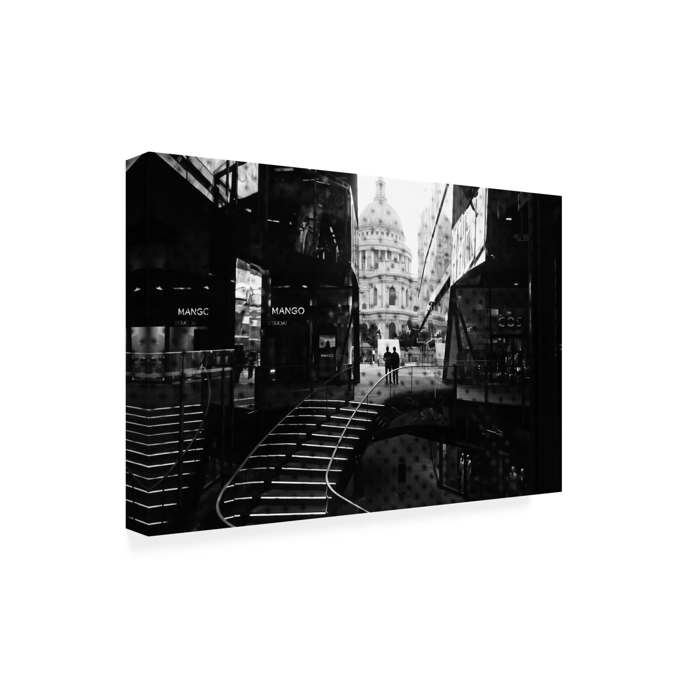 Trademark Fine Art Josefina Melo from London with love 6 Canvas Wall Art