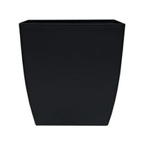 HC  10 in. Square Aria Planter, Black