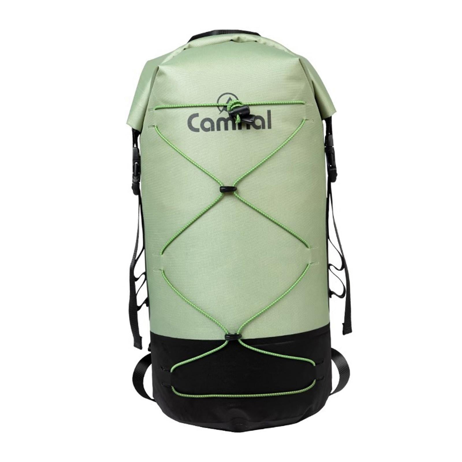 funtasica Waterproof Dry Bag Swimming Backpack Outdoor Dry Bag Swimmers Float Equipment Bag Diving Dry Bag Snorkeling Rafting Water Bag Lightweight Waterproof N Green