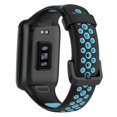 thumbnail image 3 of Correas de repuesto compatibles con Xiaomi Band7 Pro, pulsera de silicona suave y transpirable para reloj inteligente, Color Dual, 3 of 5