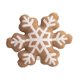 thumbnail image 1 of Cojín decorativo de invierno suave con copos de nieve, adecuado para sofás, dormitorios y escritorios | Diseño único con forma especial, cómodo para el hogar y el invierno, 1 of 2