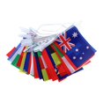 thumbnail image 2 of World Flag International Banner Country Flags Bunting Multi-Colored Decoration 2Sets, 2 of 5