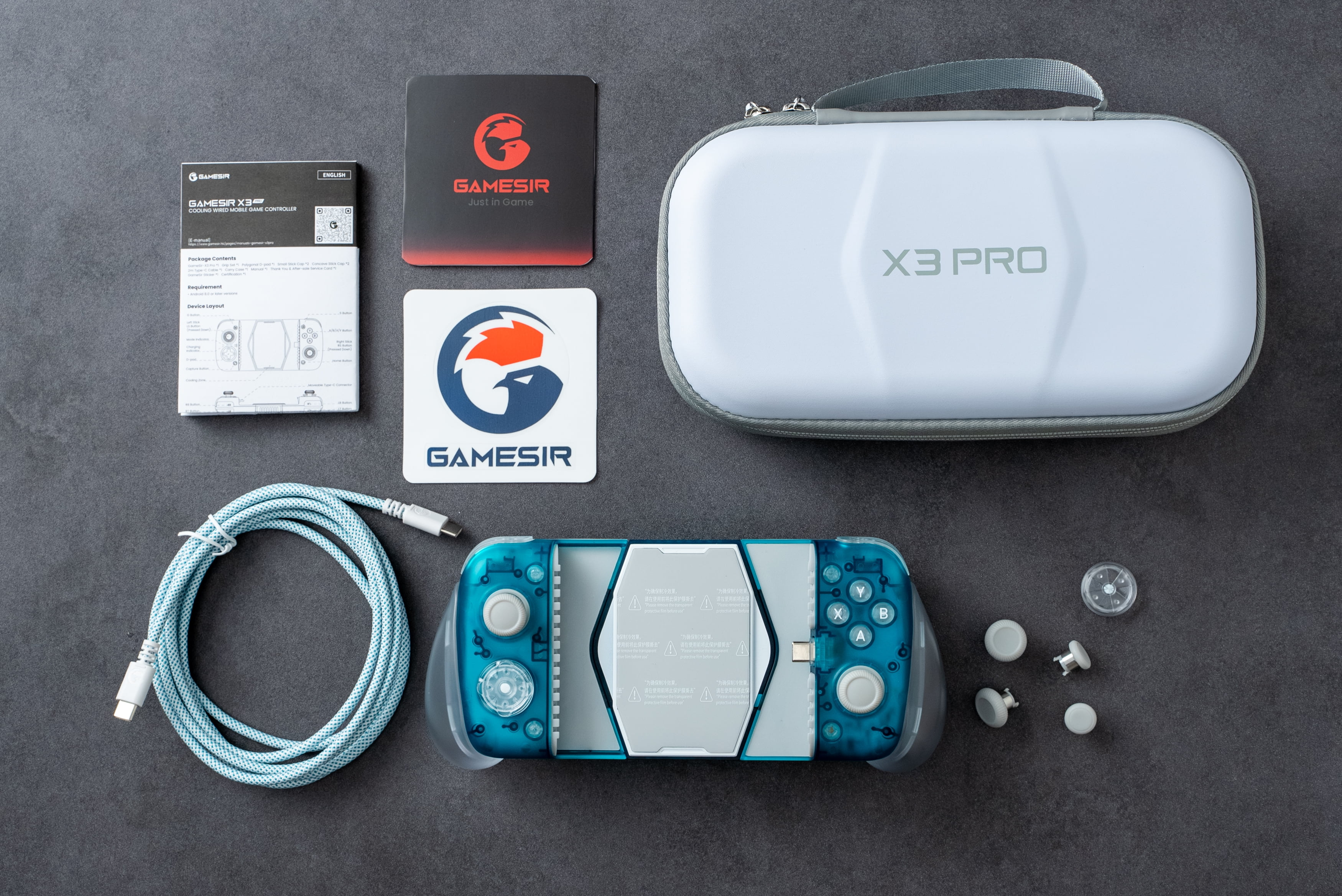 スマホアクセサリー GameSir X3 Pro GameSir X3 Pro Moblie Gaming Controller With Integrated Cooler