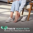 thumbnail image 3 of Tuli's Heavy Duty Heel Cups, Shock-Absorbing Cushion Insert for Plantar Fasciitis, Sever’s Disease, and Heel Pain, Green, 1 Pair, Regular Size, 3 of 12
