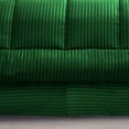 thumbnail image 3 of D.N.G. BEDDINGS Full/Queen Size 800 Thread Count, 100% Egyptian Cotton, Green Premium Hotal Quality, 1 Piece Box Design Striped Comforter Set, 3 of 5
