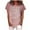 Pink, variant on Womens Summer Tops Plus Size Short Sleeve Funny Letters Printed T-Shirts Casual Crewneck Loose Blouses Pullover Shirts for Women S-4XL