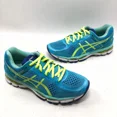 thumbnail image 3 of Asics Shoes Gel Kayano 22 Sz 7 /38 Running Sneakers T597N Blue Yellow Fabric, 3 of 6