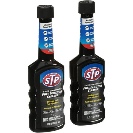 STP® Super Concentrated Fuel Injector Cleaner 2-5.25 fl. oz. (Best Injector Cleaner Additive)