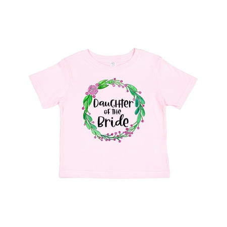 

Inktastic Daughter of the Bride Rose Wreath Gift Baby Girl T-Shirt