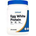 thumbnail image 1 of Proteína de clara de huevo en polvo Nutricost 454 g (sin sabor) sin OGM, 1 of 4
