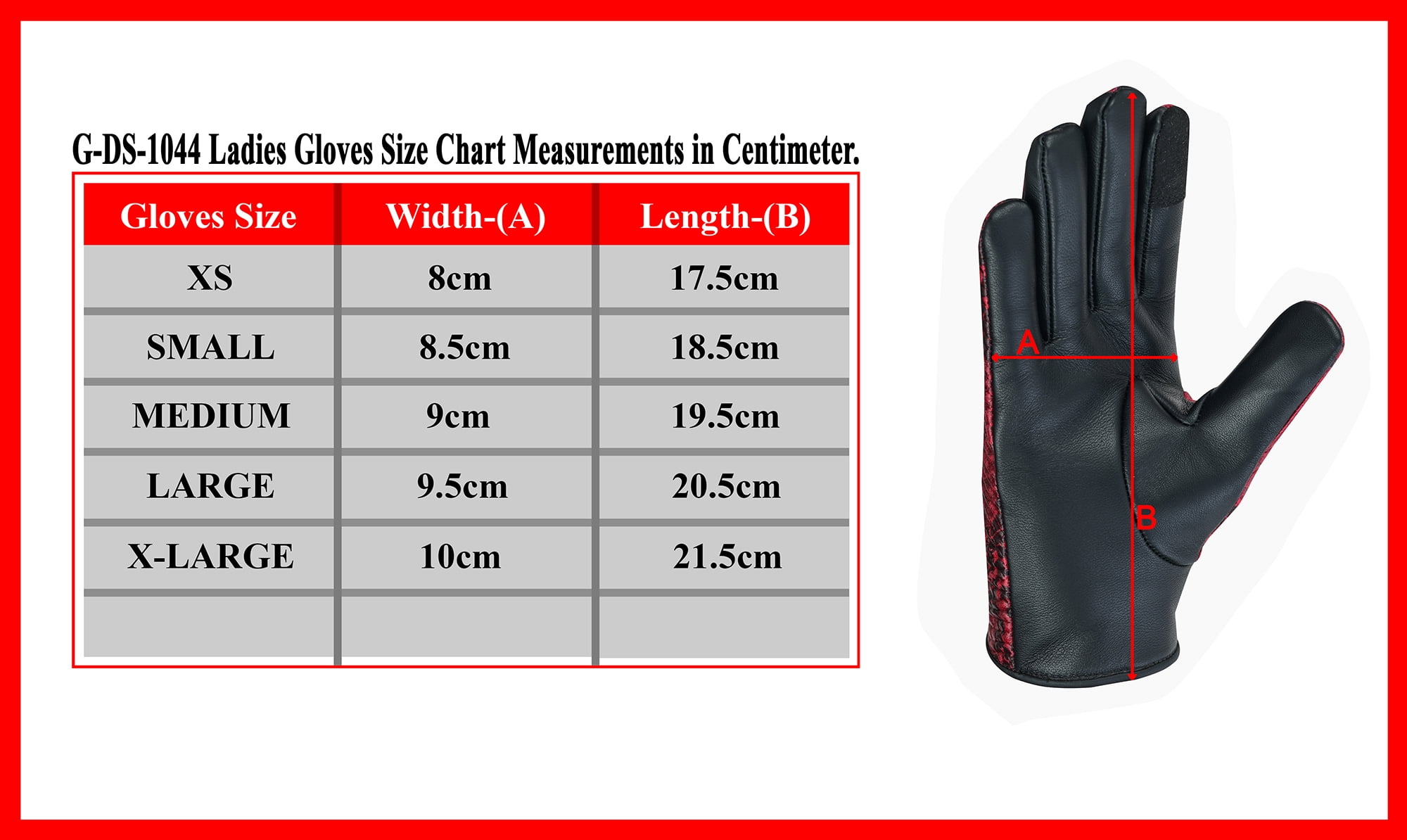 Women's Python Snake Embossed Leather Motorcycle Dress Gloves Full Finger Biker Riding Ladies Gloves Burgundy-M