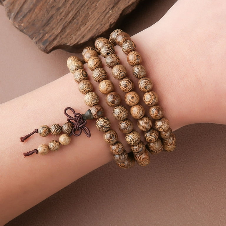 Buddhist prayer deals beads bracelet