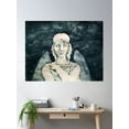 thumbnail image 2 of Angel On Dark Sky Poster Wall Art, Modern Wall Decor, 12x18 UNFRAMED, 2 of 2