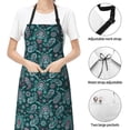 thumbnail image 6 of Picia Vintage Floral Waterproof Apron for Unisex Adult - Adjustable Bib Apron with Pockets, Ideal for Cooking, Gardening, Painting, and Household Chores, 6 of 9