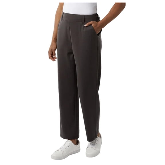 32 Degrees Cool Women's Stretch Twill Pull On Pant with Pockets (US, Alpha, X-Large, Regular, Regular, Gray)