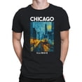 thumbnail image 2 of Chicago Graphic Men's Black T-Shirt, 2 of 3