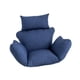 thumbnail image 5 of Cojín para silla columpio Strade Fareast Limited forma de huevo Azul oscuro 50 cm x 45 cm x 67 cm, 5 of 8
