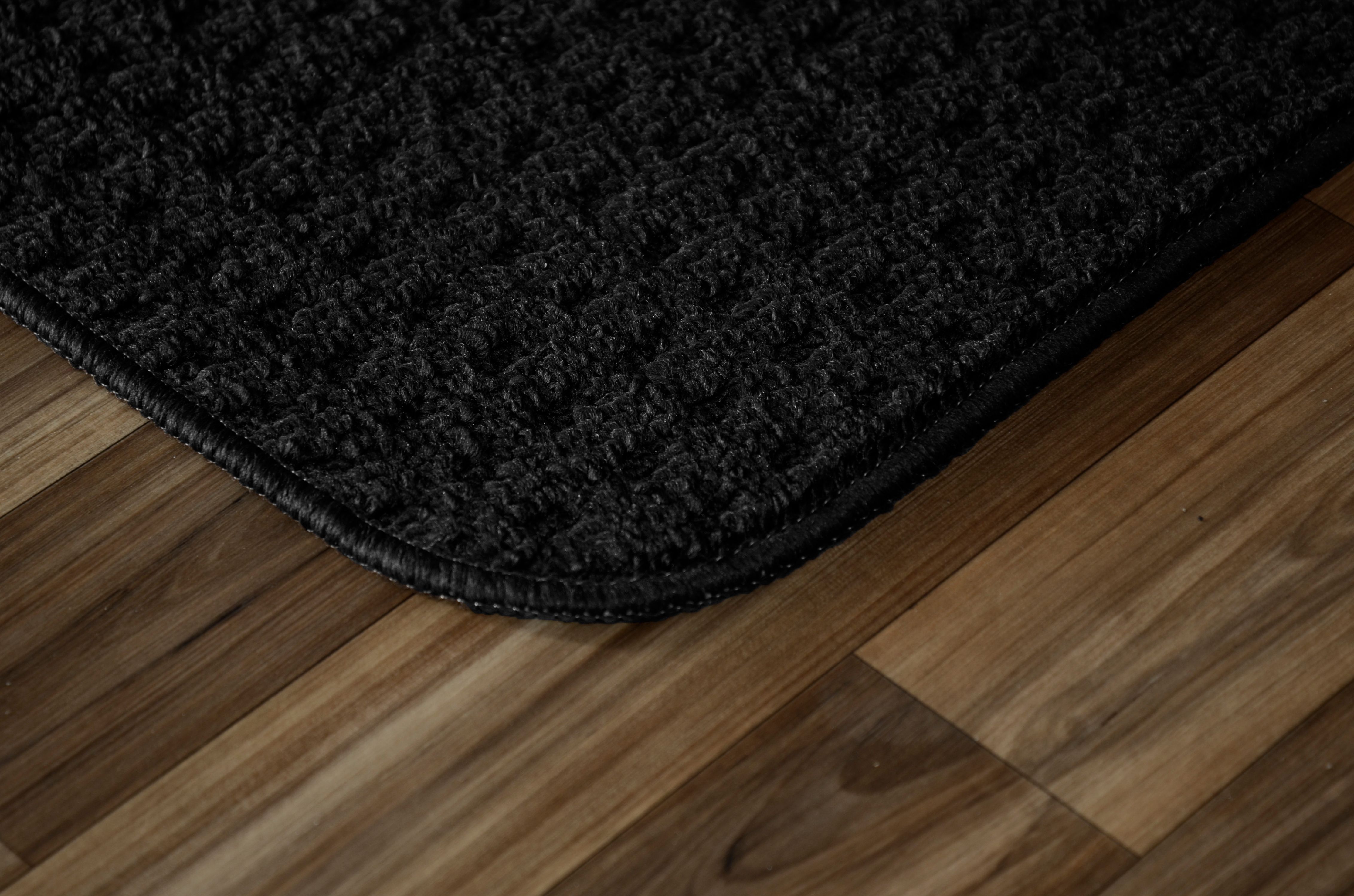 Garland Rug Herald Square 24 in. x 40 in. Kitchen Rug Black