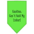thumbnail image 6 of Pet and Dog Bandana Screen Printed, "Caution: Can't Hold My Licker", 6 of 10