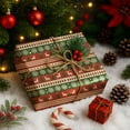 thumbnail image 3 of Christmas Pattern Christmas Wrapping Paper Rolls, Christmas Pattern Holiday Gift Wrapping Paper Merry Christmas, 3 of 7