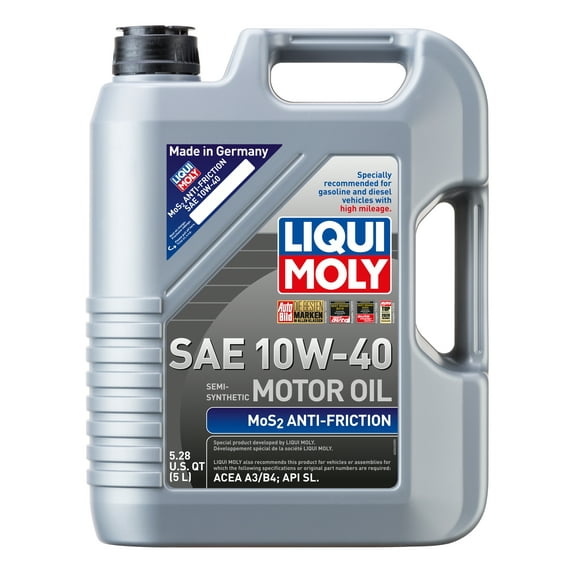 Liqui Moly 2043 Mos2 Anti Friction 10W 40 Motor Oil   5 Liter