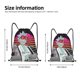 thumbnail image 4 of Bolsa con cordón clásica de Rick y Morty, plegable, para deportes, fitness, unisex, bolsa de viaje para deportes de playa, pequeña, 4 of 8