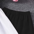 thumbnail image 4 of Caqnni Toddler Girls Summer Outfits Set, Cute Flower Short Sleeve T-Shirt + Pants (2Pcs Gift Set, 1-8Y) Summer 2Pcs Gift Outfits Set 2Pcs Summer Playwear Beach Outfits 7-8 Years,Black, 4 of 7