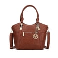 thumbnail image 2 of MKF Collection Lucy Vegan Leather Women's Tote Bag, Trendy Shoulder Purse Handbag by Mia K - Camel, 2 of 2