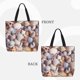 thumbnail image 2 of Balery Sea Shells Bolsa de Mano para Mujeres con Cremallera, Bolsa de Gimnasio con Compartimentos, Bolsa para Laptop, Bolsa para Trabajo, 2 of 7