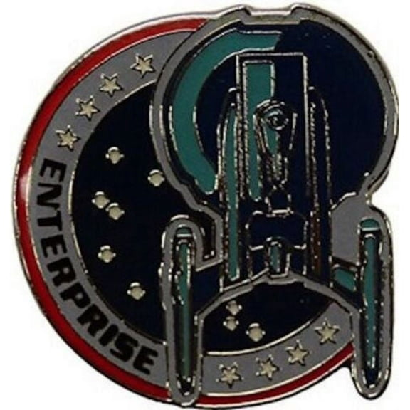 Star Trek Enterprise TV Series Enamel Shoulder Logo PIN