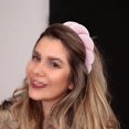 thumbnail image 3 of Banda para el cabello estilo spa para maquillaje, banda para el cabello estilo retro francés, banda para el cabello con esponja, accesorios para el cabello, 3 of 5