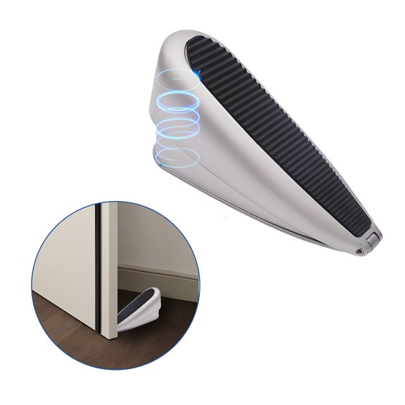 XIBUFE Spring Heightening Silver1 Heavy Duty Door Stopper