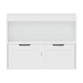 thumbnail image 5 of Homy Casa Kids Storage Cabinet with Rolling Bins, Toy Organizer Accent Cabinet for Playroom, 5 of 6