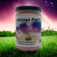 thumbnail image 1 of Unicorn Farts Vegan Coconut Soy 12 oz/ 355 ml Candle Hand-poured, Eco-friendly, Clean Burning, Bakery, Food, Drink, 1 of 5