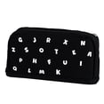 thumbnail image 3 of Under $1 Pencil Case, Letter Print Standable Large Capacity Pen Pouch, Multifunctional Stationery Organizer for College Office by PALIFEUR, 3 of 9