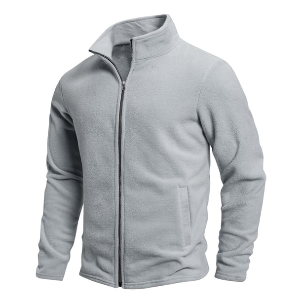 pstuiky camisas de manga larga para hombre, Chaqueta con capucha y cremallera de manga larga informal de color liso para hombre salir tops m
