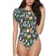 thumbnail image 1 of Balery Moose Squirrel owls tree Body de cuello redondo de manga corta para mujer Tops de manga corta Tops básicos-Medium, 1 of 7
