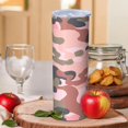 thumbnail image 2 of Camouflage 20 Oz Stainless Steel Skinny Tumbler – Vacuum Insulated Slim Travel Cup with Lid & Stainless Steel Straw, 360° Full Wrap Printed Tumbler for Home, Office & Outdoor Use, 2 of 6