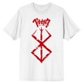 thumbnail image 1 of Berserk Red Logo White T-Shirt, 1 of 2