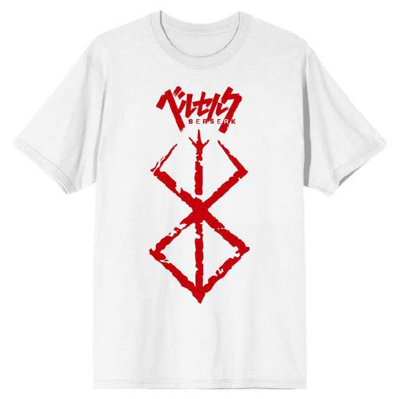 Berserk T-Shirt Blanc Logo Rouge