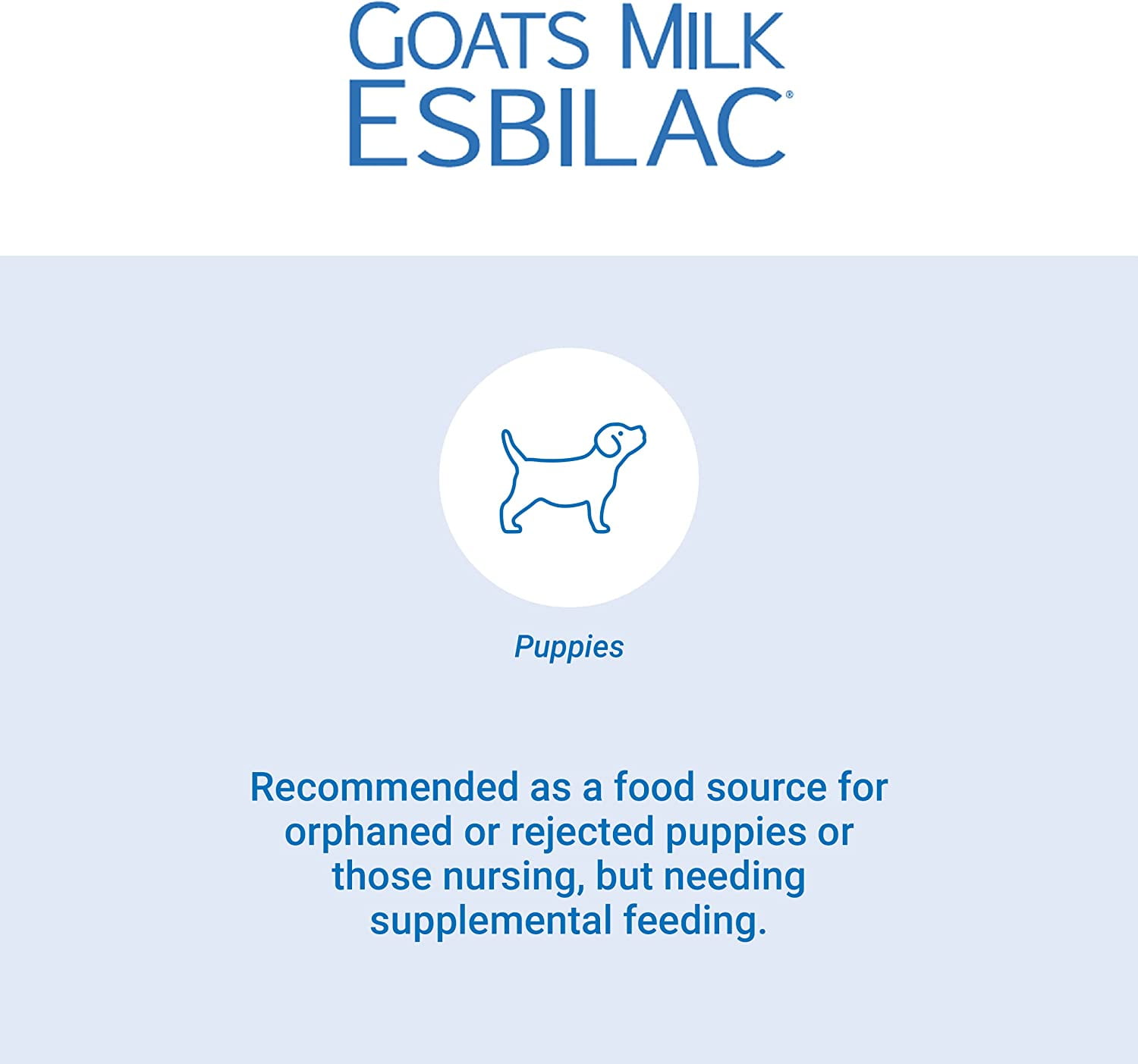 PetAg Goat s Milk Esbilac Powder Dog Pet Supplement Formula for Puppies 5.25 oz Made in the USA Walmart