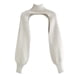 thumbnail image 2 of Sudadera corta Yinane con capucha Blanco, 2 of 8