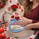 thumbnail image 5 of Toalla de mano colgante de forro polar con diseño de corales para San Valentín, con corazones, copas de vino y globos aerostáticos. Toallas de mano de poliéster., 5 of 6